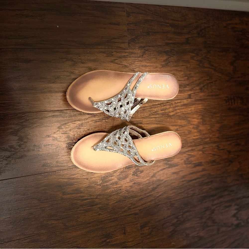 Women’s wedges. Open box but never worn other than around the house.